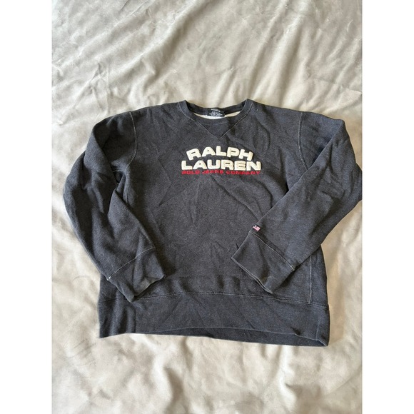 Polo Jeans Co. Ralph Lauren Other - Ralph Lauren Polo Jeans Co Spellout Sweatshirt Grey Small Vintage Style Pullover